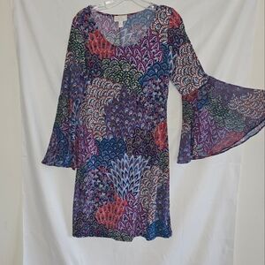 Ivy Road bell bottom sleeved dress - size M